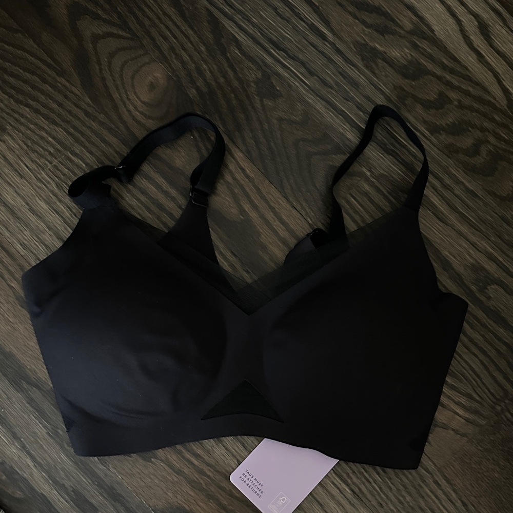 Honeylove Crossover Black Bra NWT, Small
